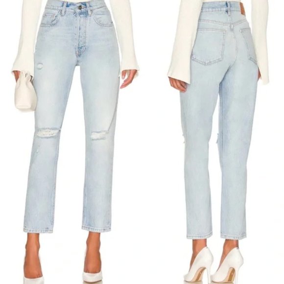 Anine Bing Sonya Jean Destructed Classic Blue | 23 - Picture 2 of 16